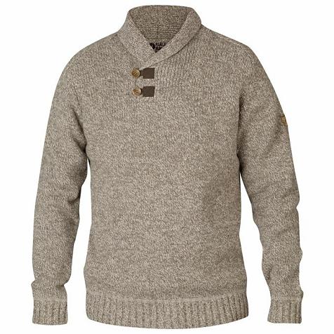 Fjallraven Men Lada Sweater Brown PH214722 Philippines